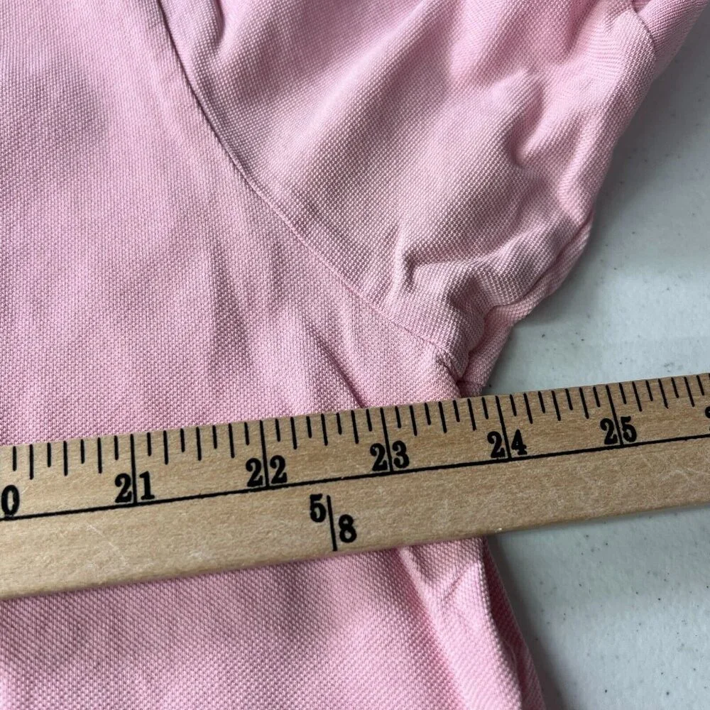 Polo Ralph Lauren Shirt Mens XL Pink Pima Cotton Short Sleeve Pullover